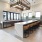 kitchen area with bar seating
